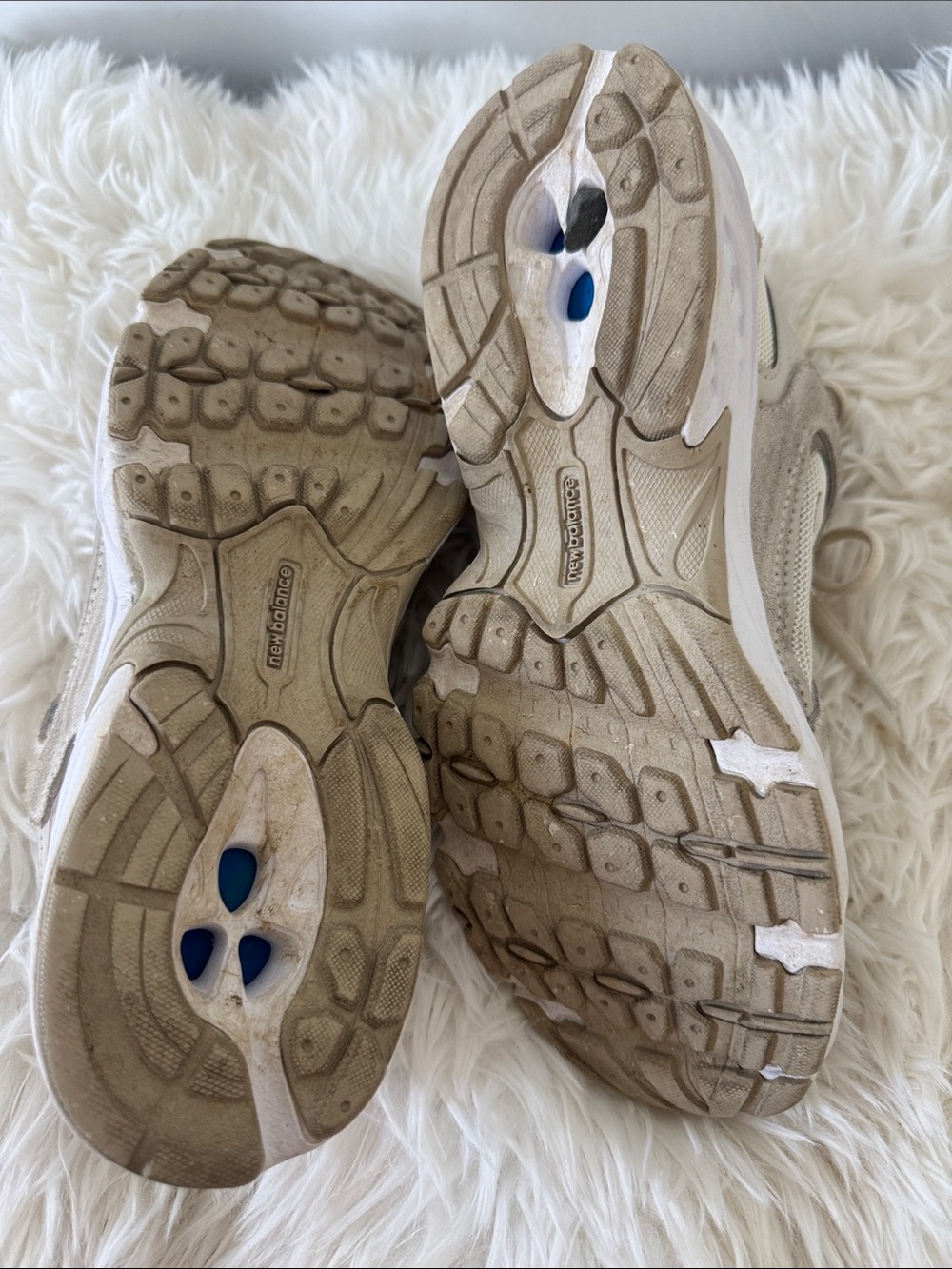 New Balance Neutral Beige Lace-Up Running Sneakers - Picture 3 of 4